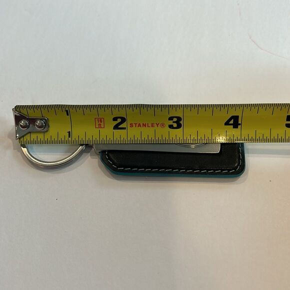 NWOT Land Rover Silver Leather Key Chain - Picture 5 of 5